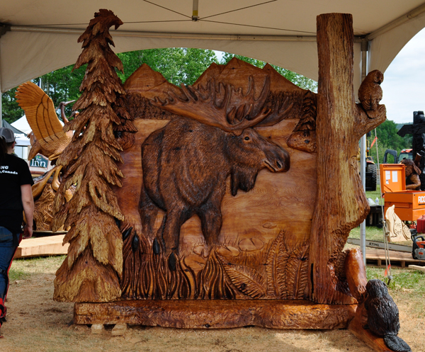 moose carving